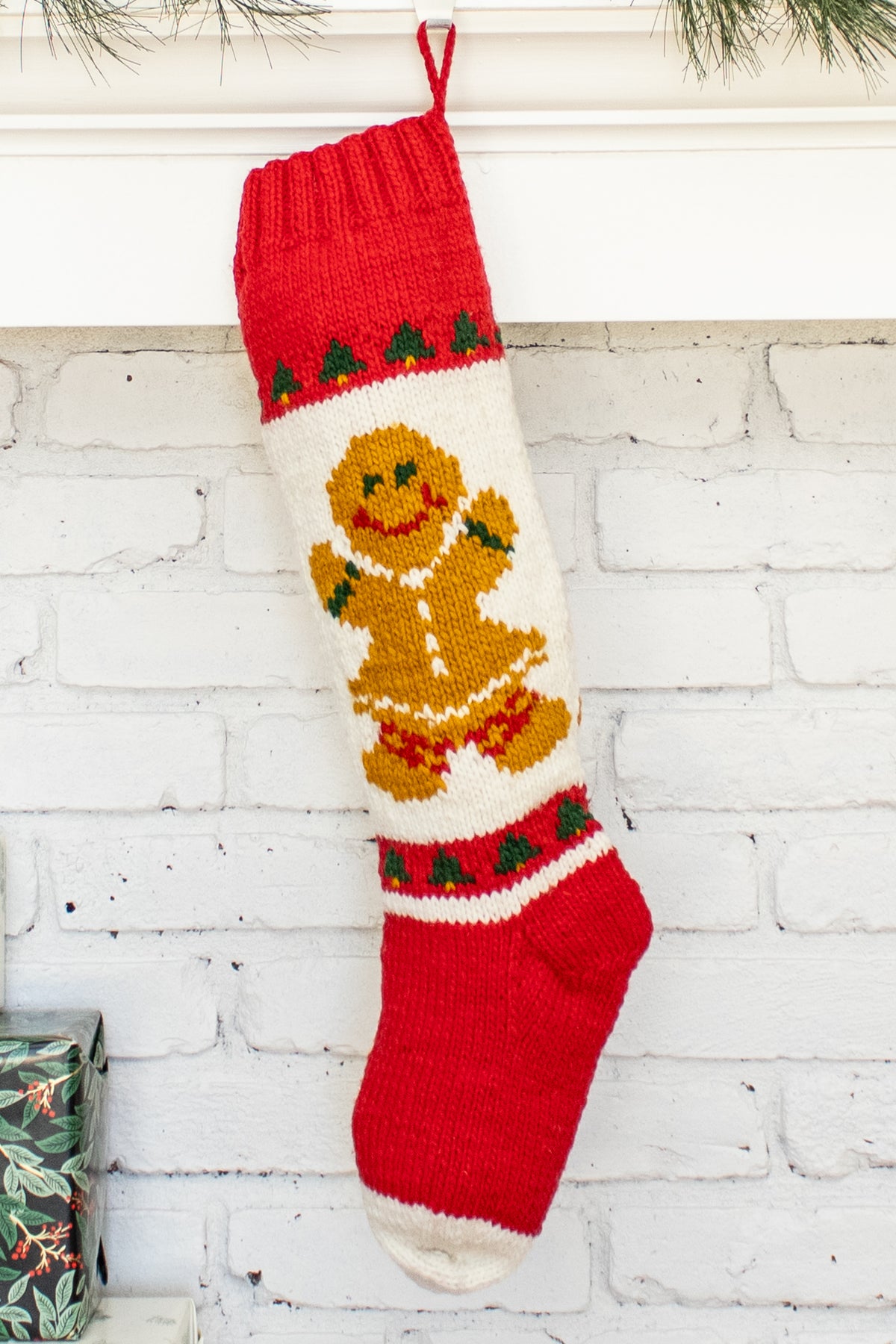 Gingerbread Girl Christmas Stocking