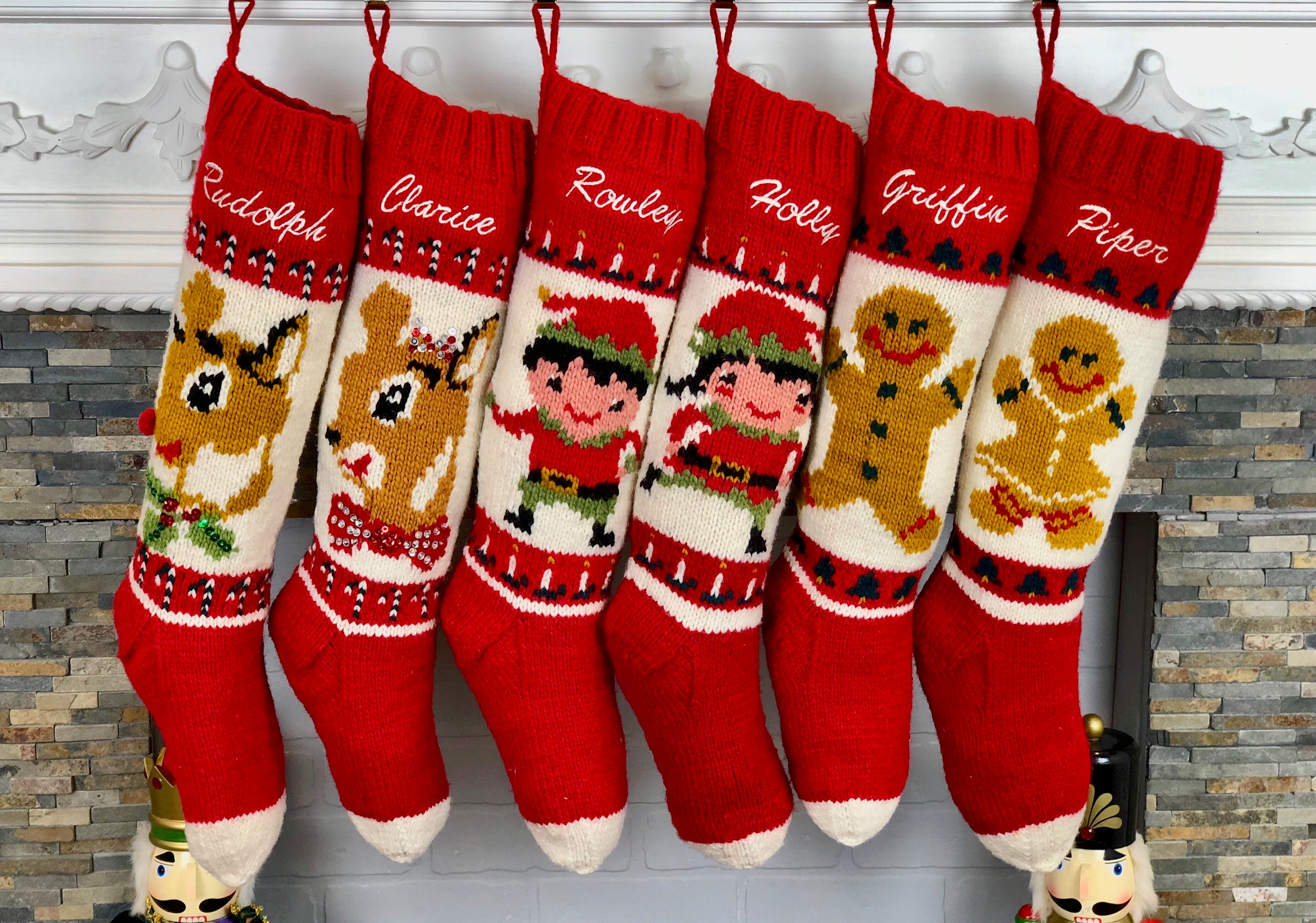 Christmas stockings are the perfect personalized wedding gift