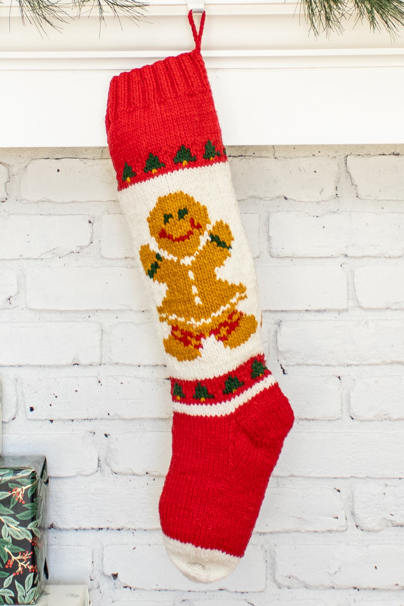 Gingerbread Girl  Christmas Stocking