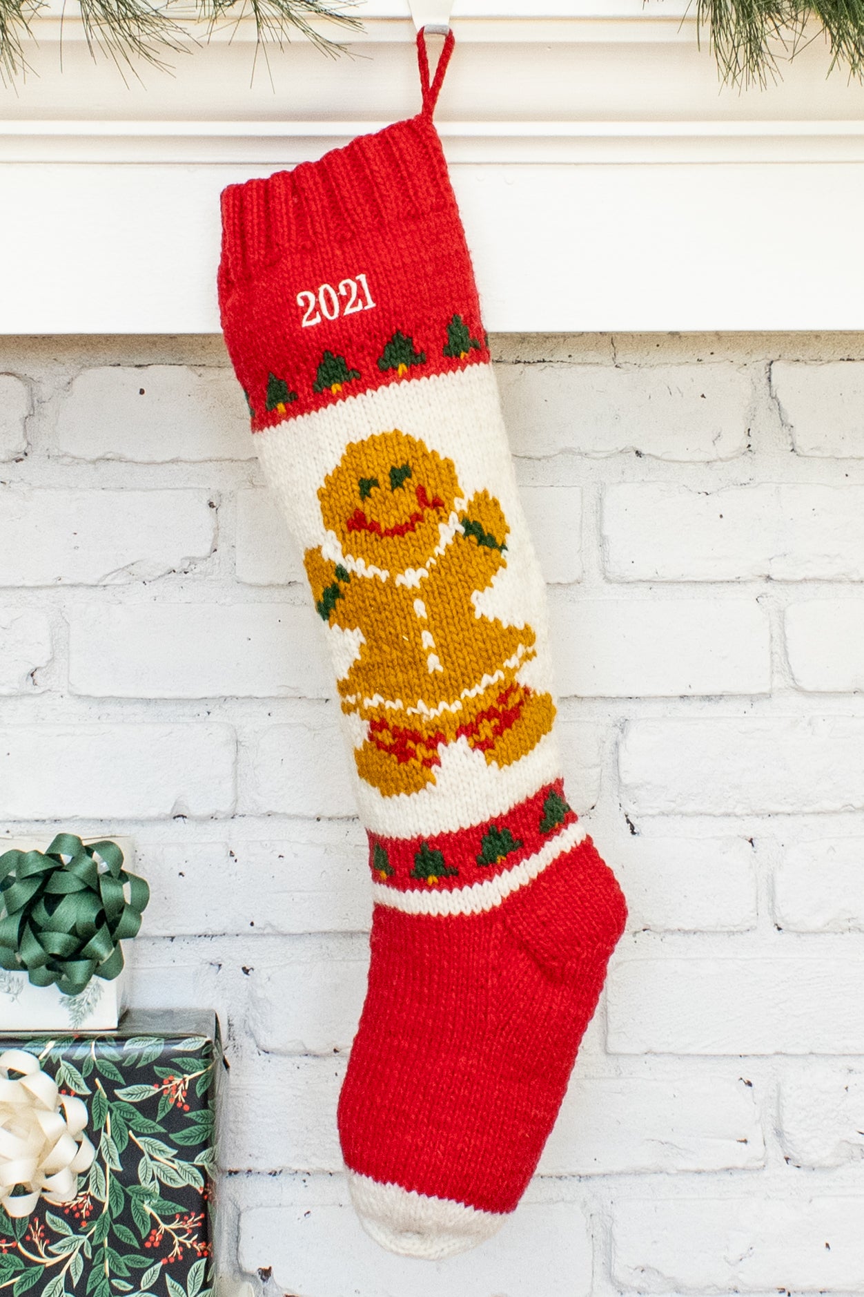 Gingerbread Girl  Christmas Stocking