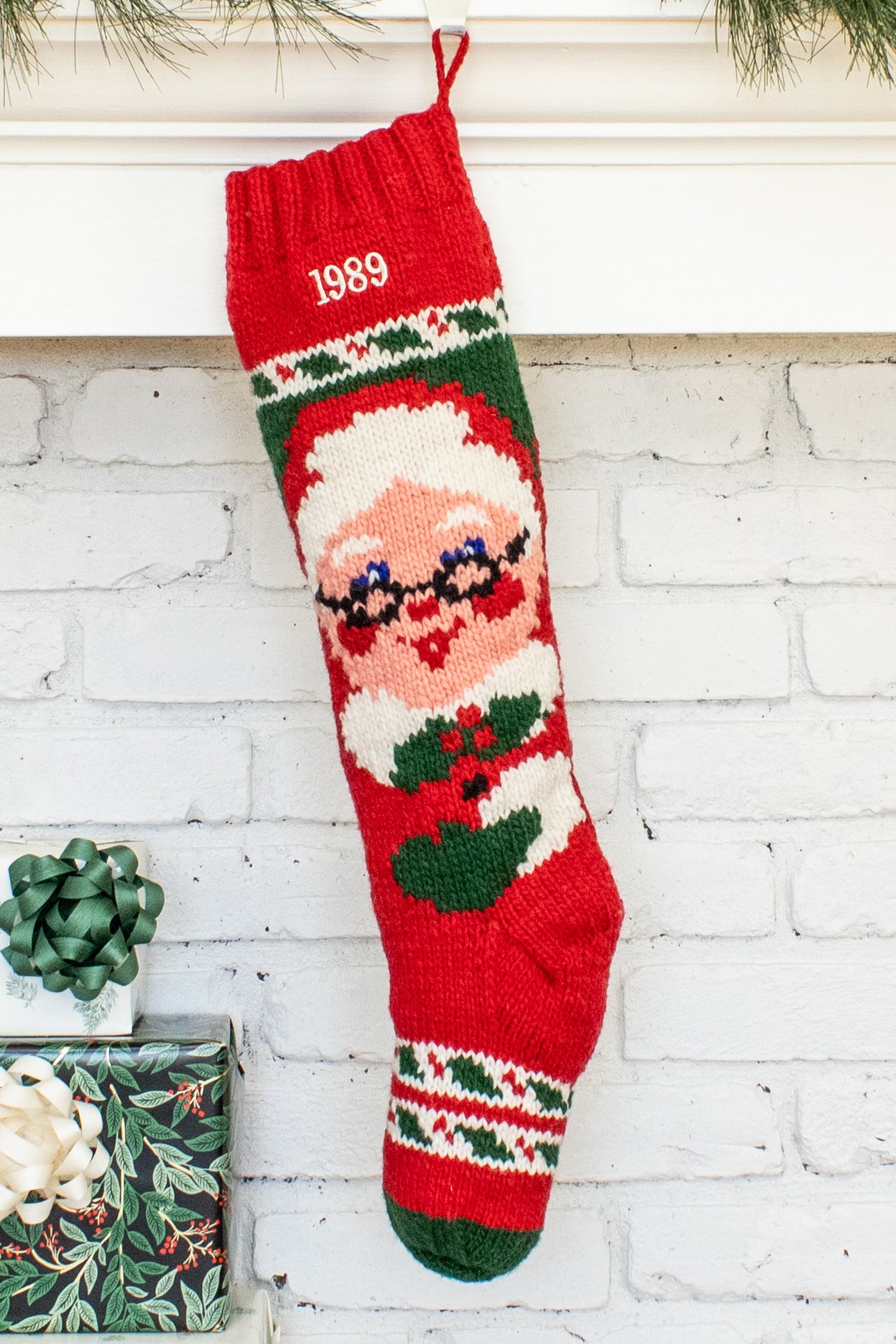 Mrs Claus Christmas Stocking