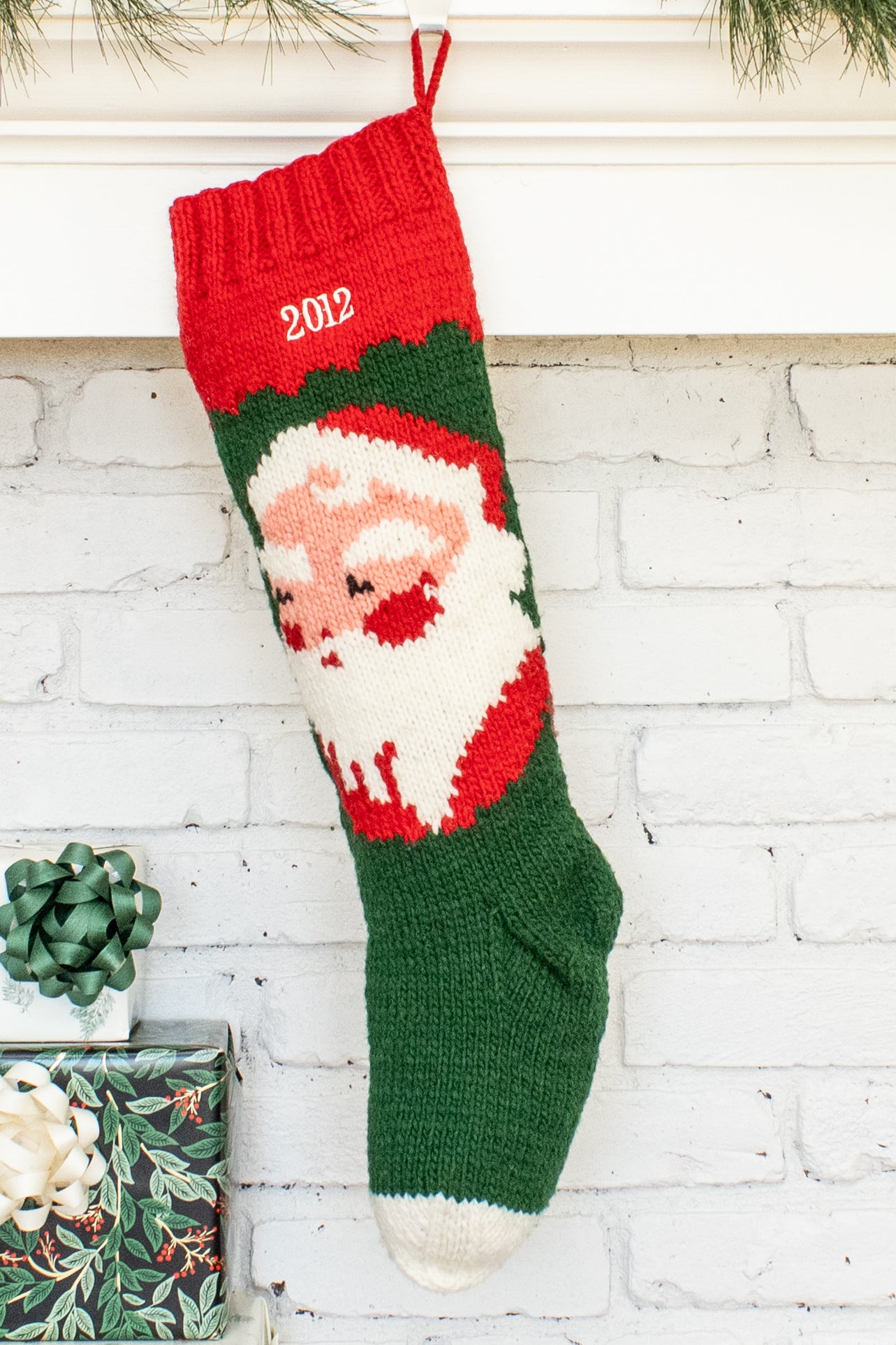 Old St. Nick Christmas Stocking
