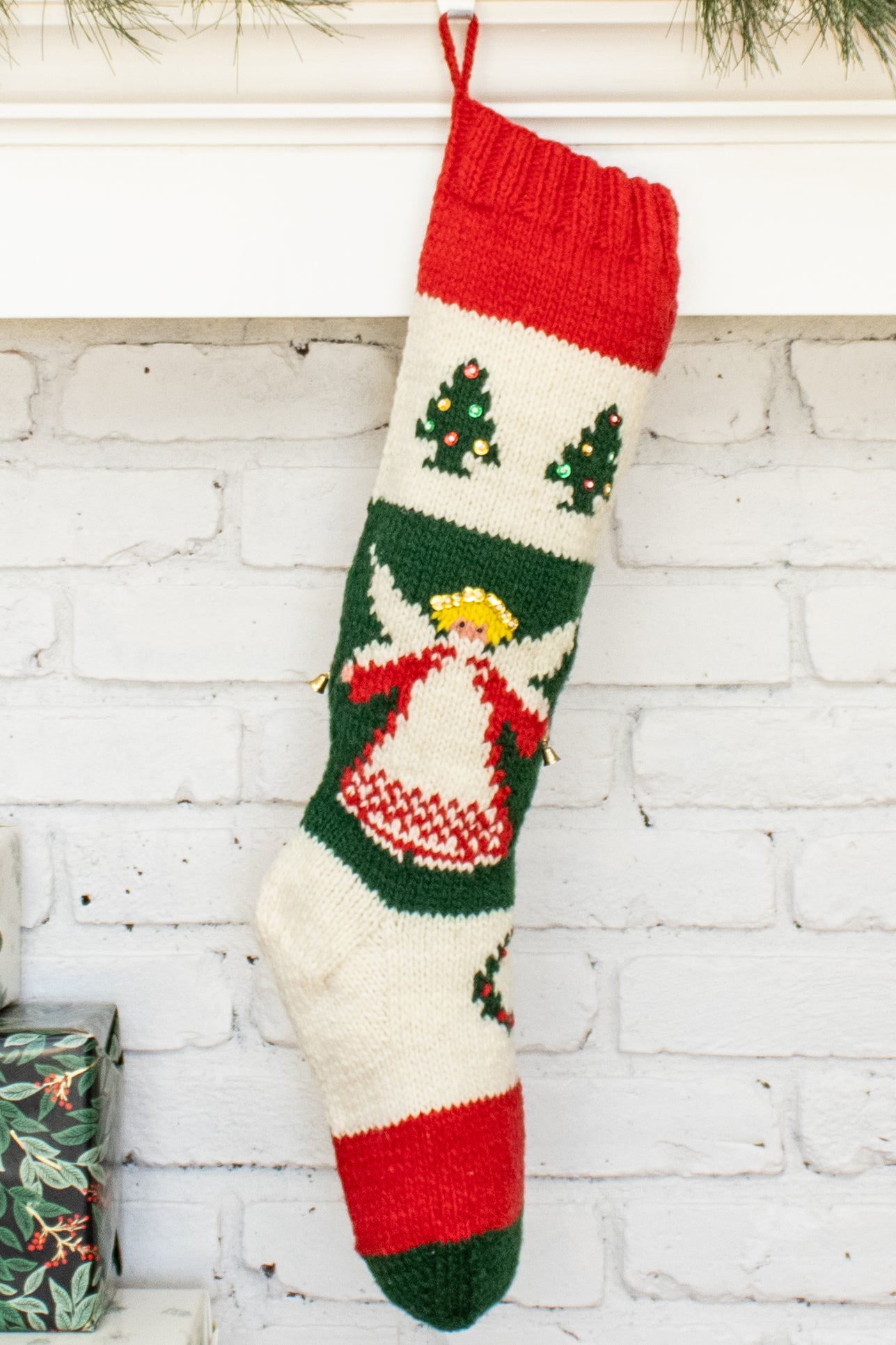 Bernat Angel Personalized Christmas Stocking
