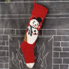 Personalized Snowman Knit Stocking