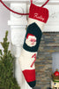 Santa Hand Knit Personalized Christmas Stocking