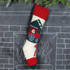 Bernat Train Christmas hand knit stocking