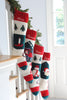 Bernat Hand Knit Personalized Christmas Train Stocking