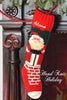 Kris Kringle Down The Chimney Christmas Stocking