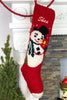 Red Frosty Personalized Christmas Stocking