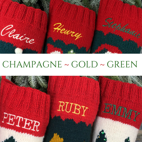 Personalization for your stocking