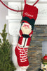 Santa Chimney Personalized Christmas Stocking