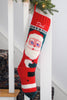 Mary Maxim Hand Knit Santa Christmas Stocking