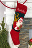 Santa Reindeer Personalized Christmas Stocking