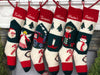 hand knit personalized stocking collection